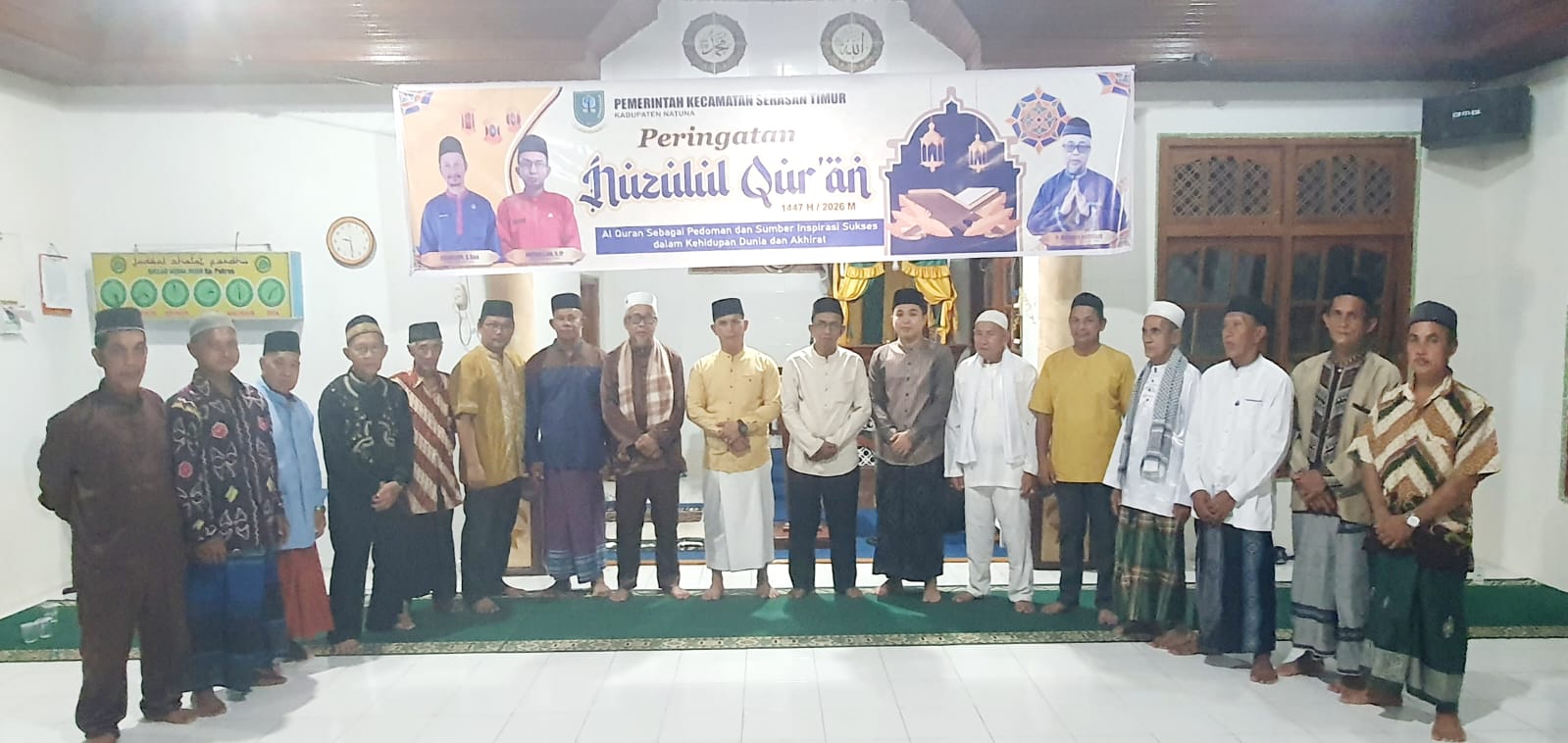 Peringatan Nuzulul Qur’an di Masjid Nurul Huda: Tingkatkan Iman dan Kepedulian Sosial