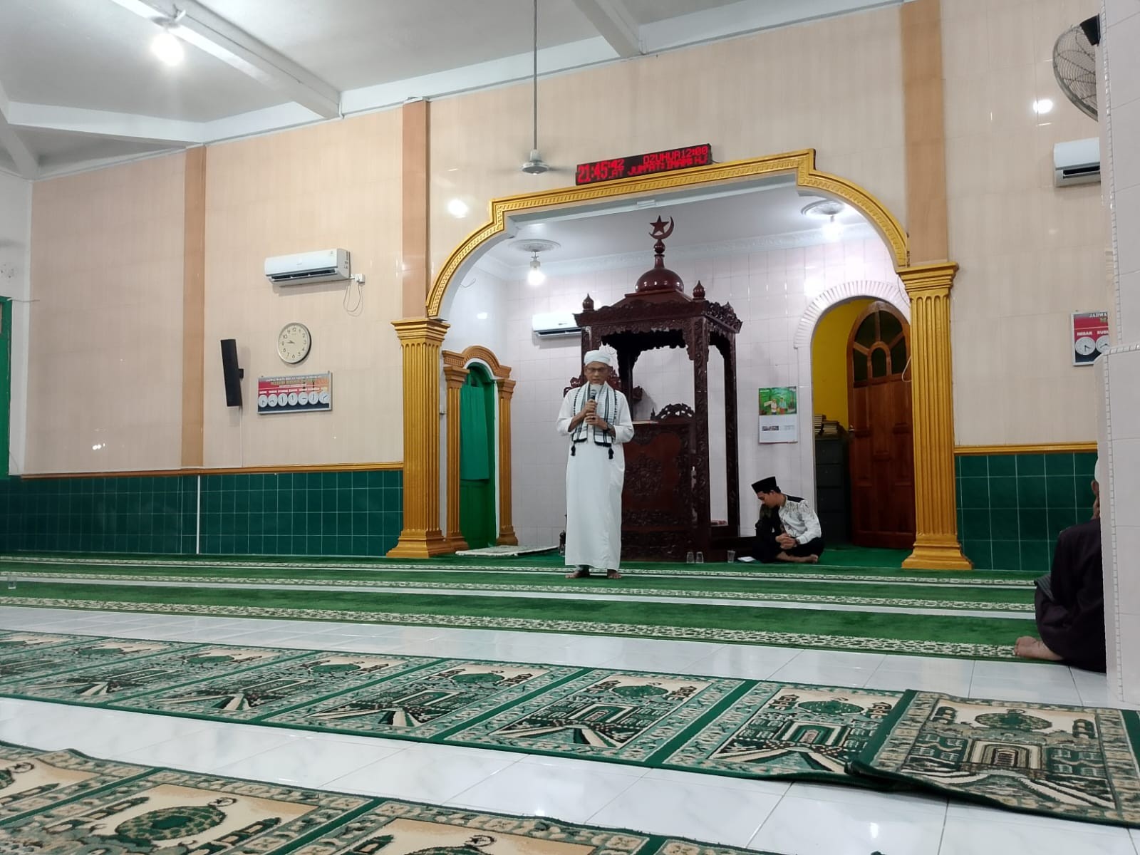 Dorong Peran Pembinaan Umat, KUA Bunguran Barat Hadiri Peringatan Nuzulul Qur’an di Masjid An-Nur Sedanau