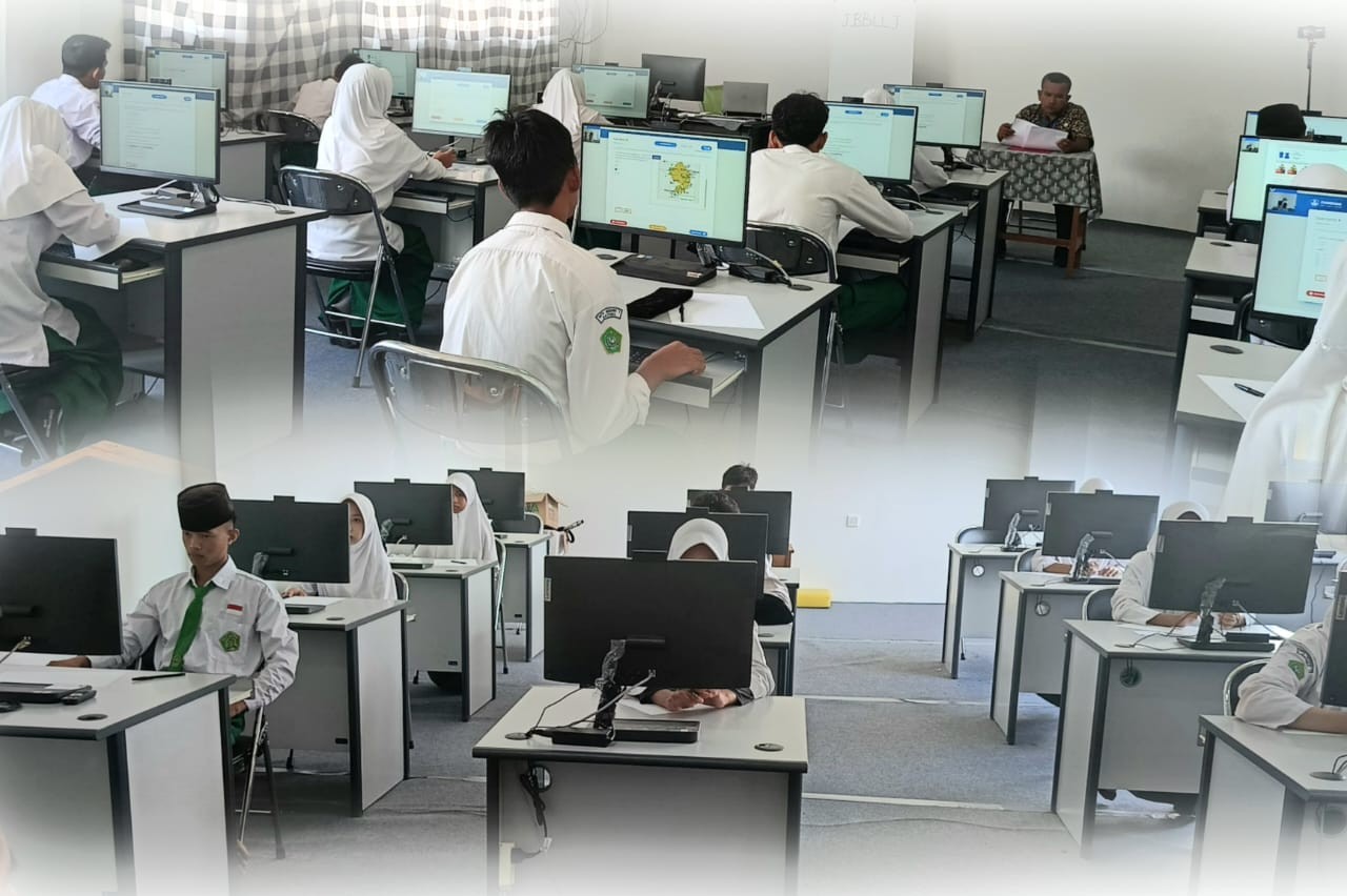 MTsN 1 Natuna Gelar TKA Selama Dua Hari: Terbagi dalam 3 Sesi Guna Optimalkan Fasilitas