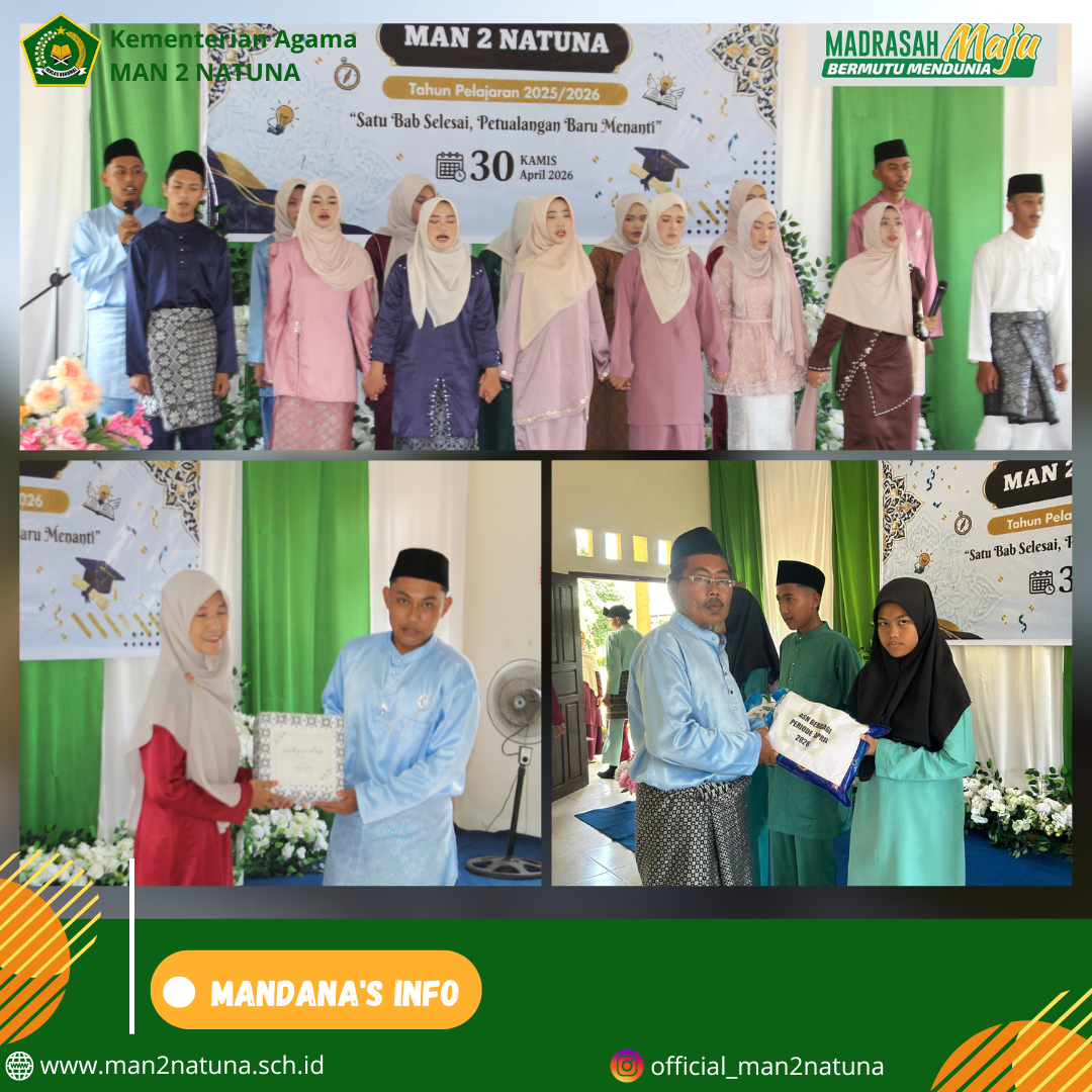 Syukuran Pelepasan Siswa Kelas XII MAN 2 Natuna Berlangsung Khidmat dan Penuh Haru
