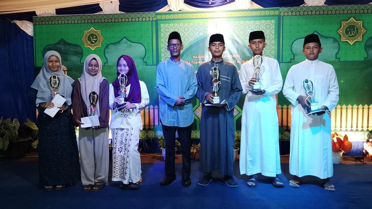 Pawai Taaruf hingga Perlombaan Islami, KUA Bunguran Timur Sukses Dampingi Kegiatan Masyarakat Pering