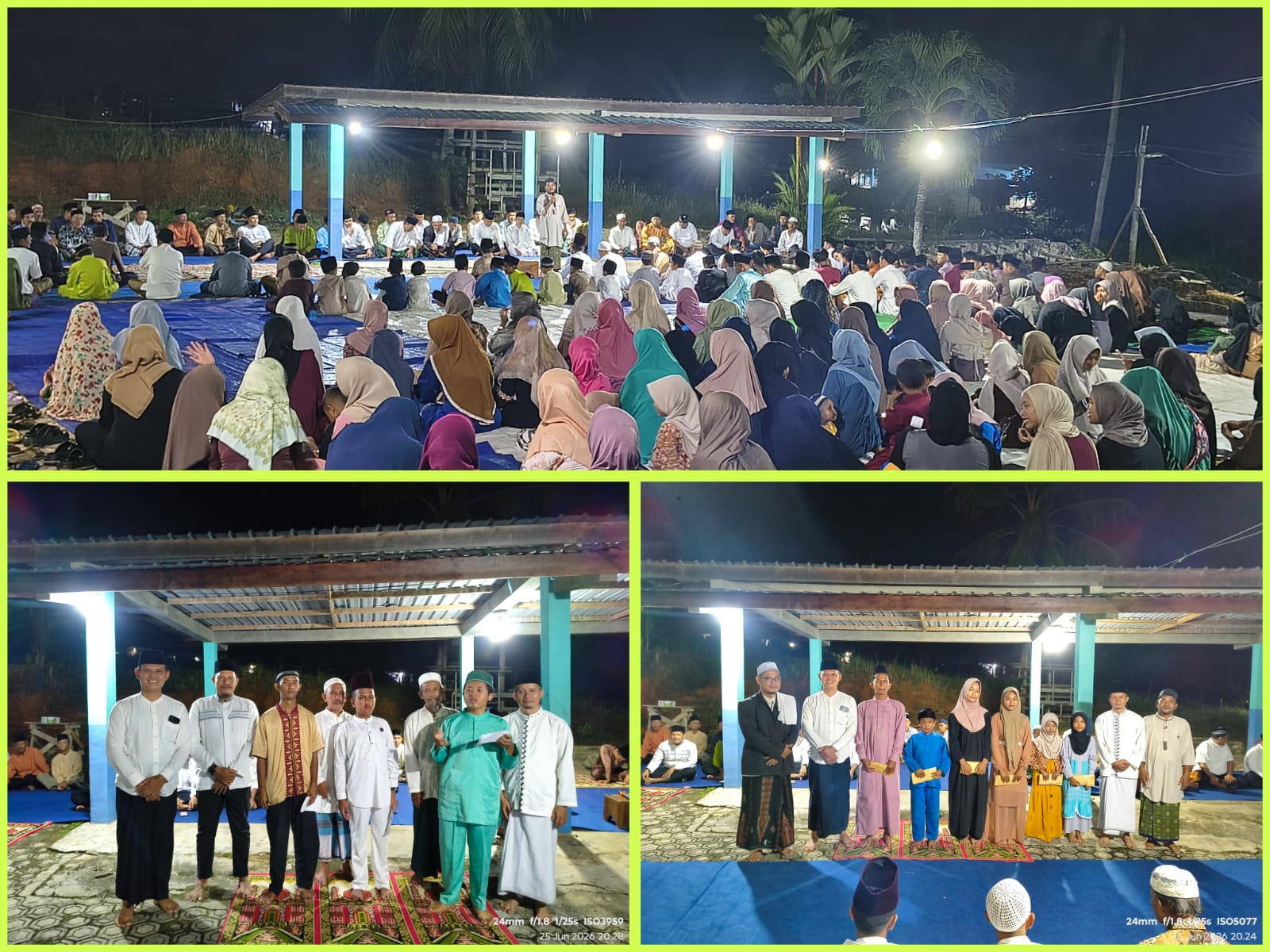 Gema Asyura Bunguran Tengah, Rayakan Lebaran Bersama Yatim dan Disabilitas