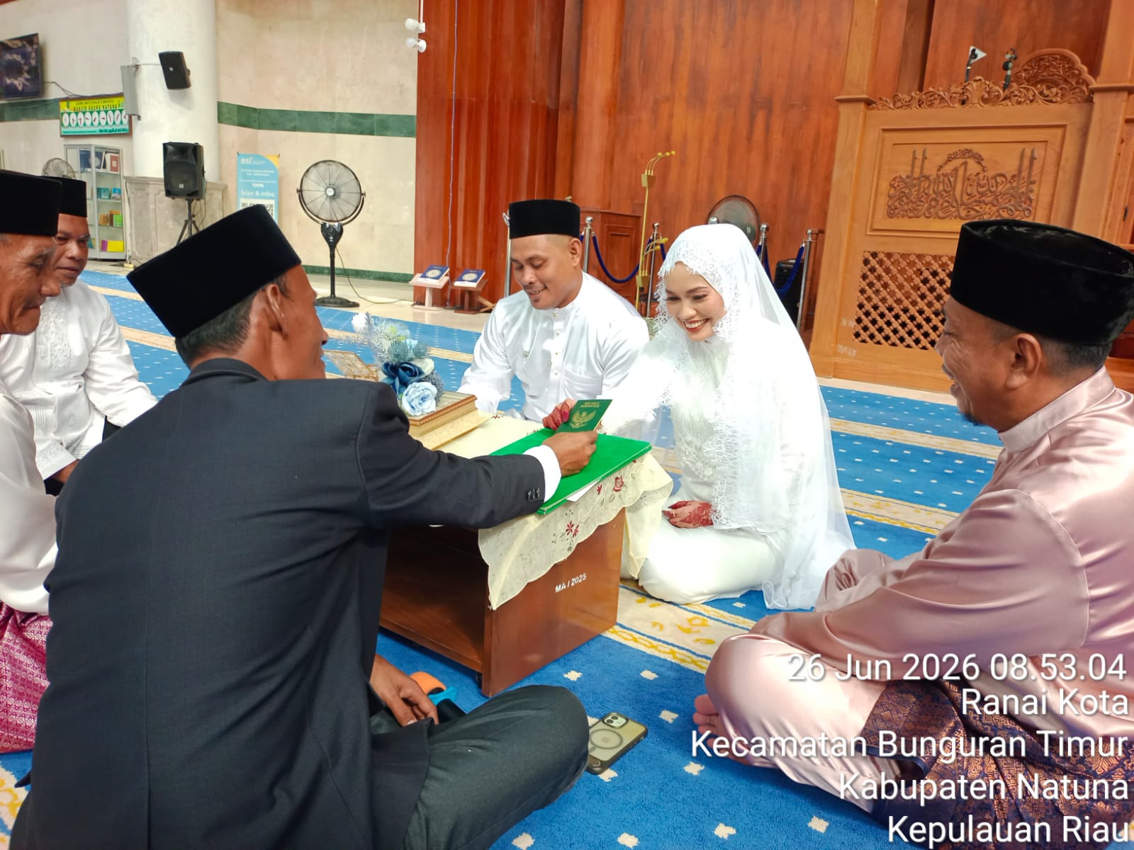 Layanan Akuntabel dan Inklusif, KUA Bunguran Timur Fasilitasi Administrasi Perkawinan Lintas Wilayah