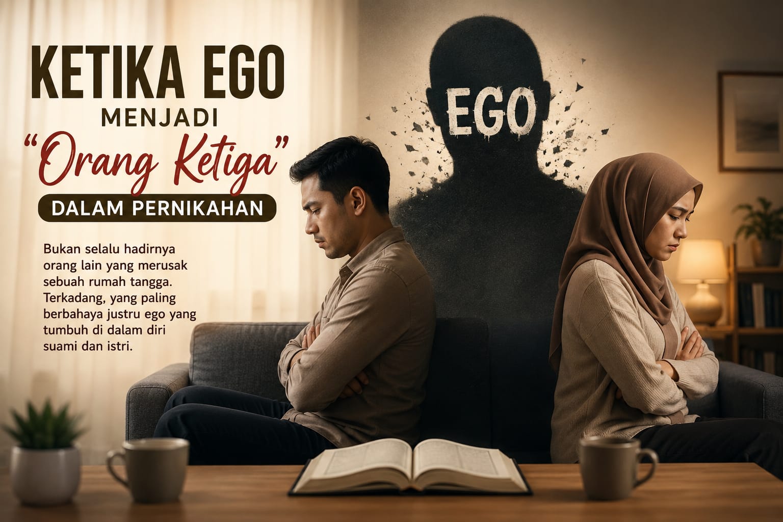 Ketika Ego Menjadi "Orang Ketiga" dalam Pernikahan
