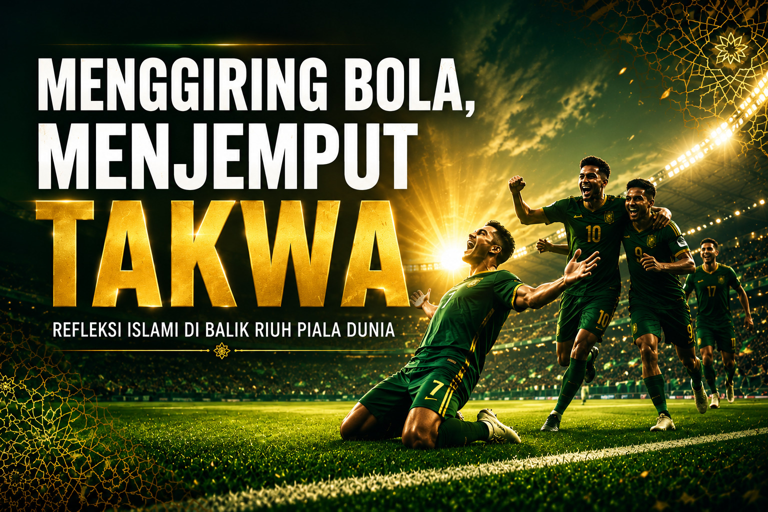 Menggiring Bola, Menjemput Takwa: Refleksi Islami di Balik Riuh Piala Dunia