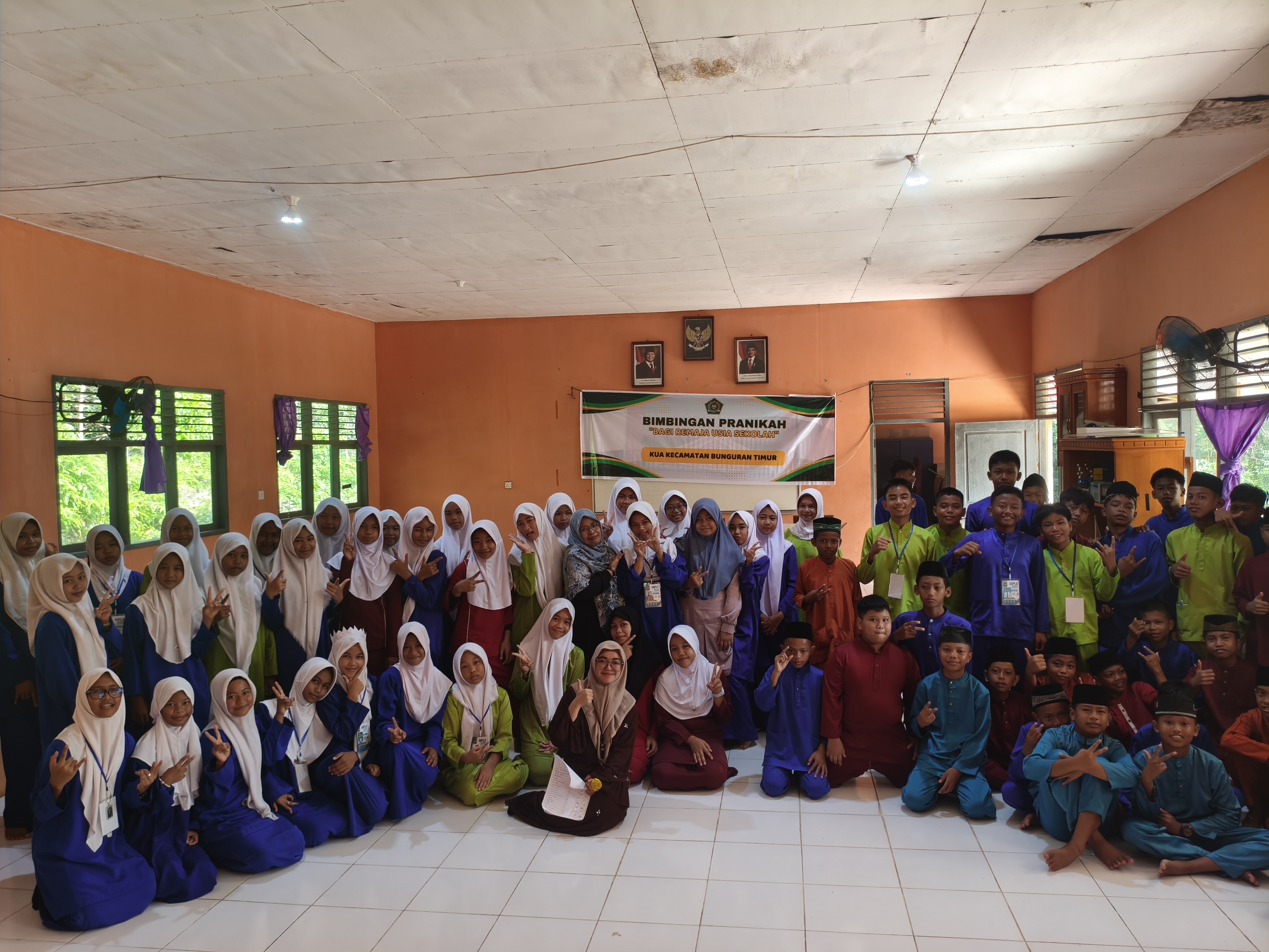 Bentengi Remaja dari Pergaulan Bebas, KUA Bunguran Timur Gelar BRUS di SMPN 3 Bunguran Timur