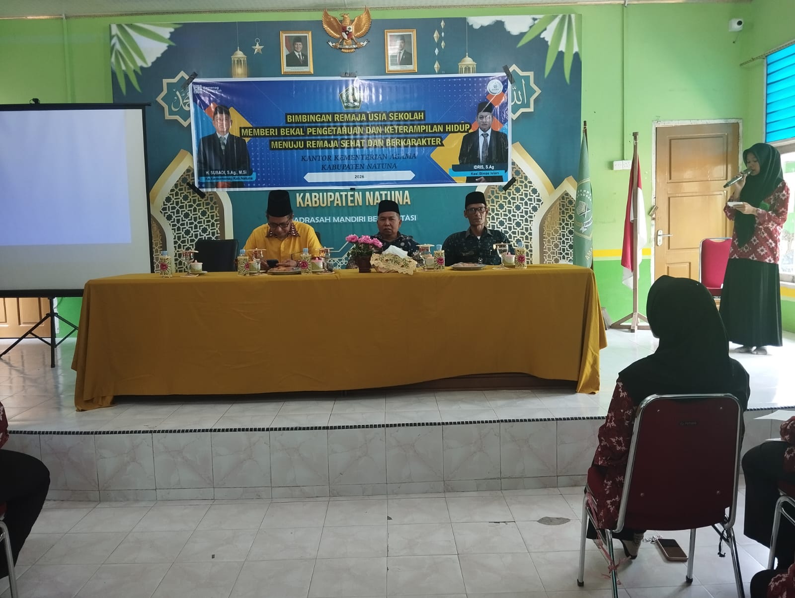 Hadiri Langsung Program BRUS di MAN 1 Natuna, Kepala KUA Bunguran Timur Imbau Siswa Siapkan Masa Depan Matang