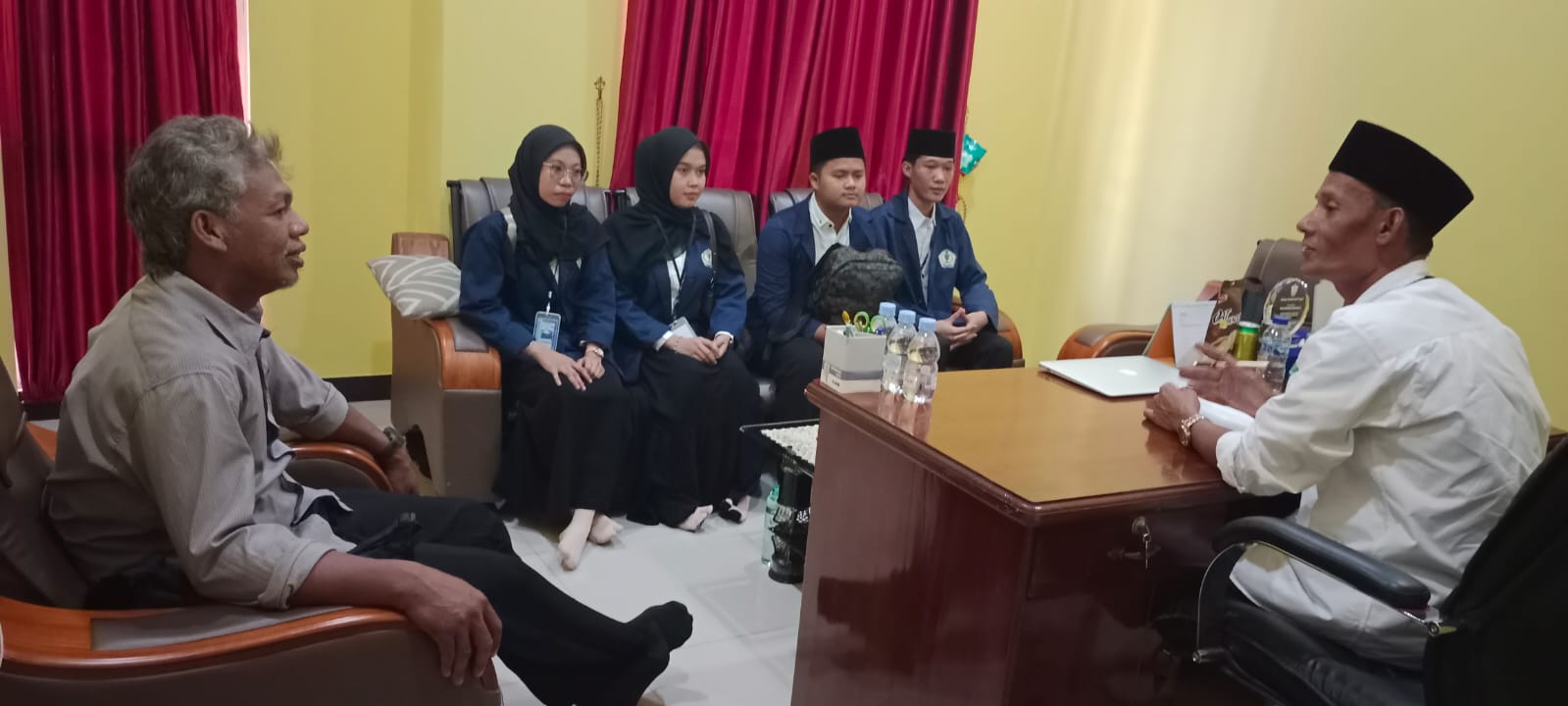 Perkuat Sinergi Akademis, KUA Bunguran Timur Terima Empat Mahasiswa PKL KPI STAI Natuna
