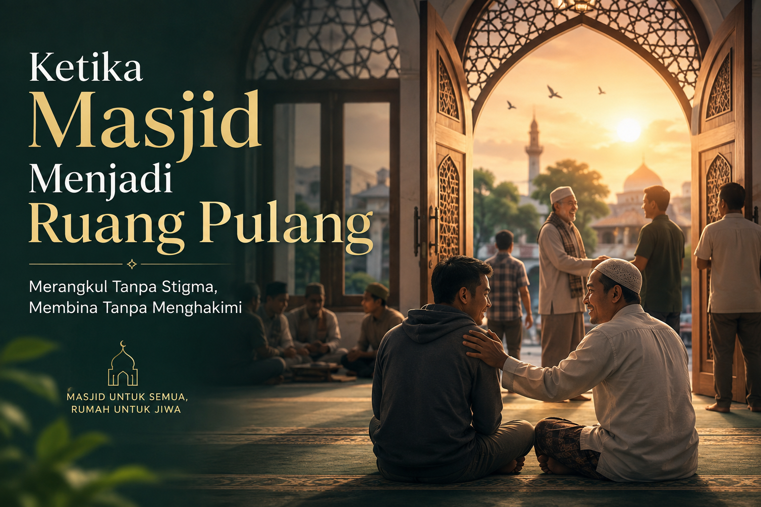 Ketika Masjid Menjadi Ruang Pulang: Merangkul Tanpa Stigma, Membina Tanpa Menghakimi