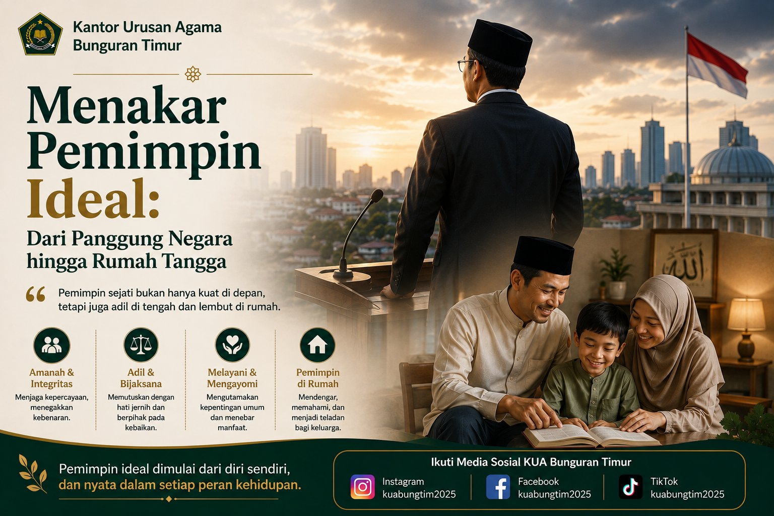 Menakar Pemimpin Ideal: Dari Panggung Negara hingga Rumah Tangga
