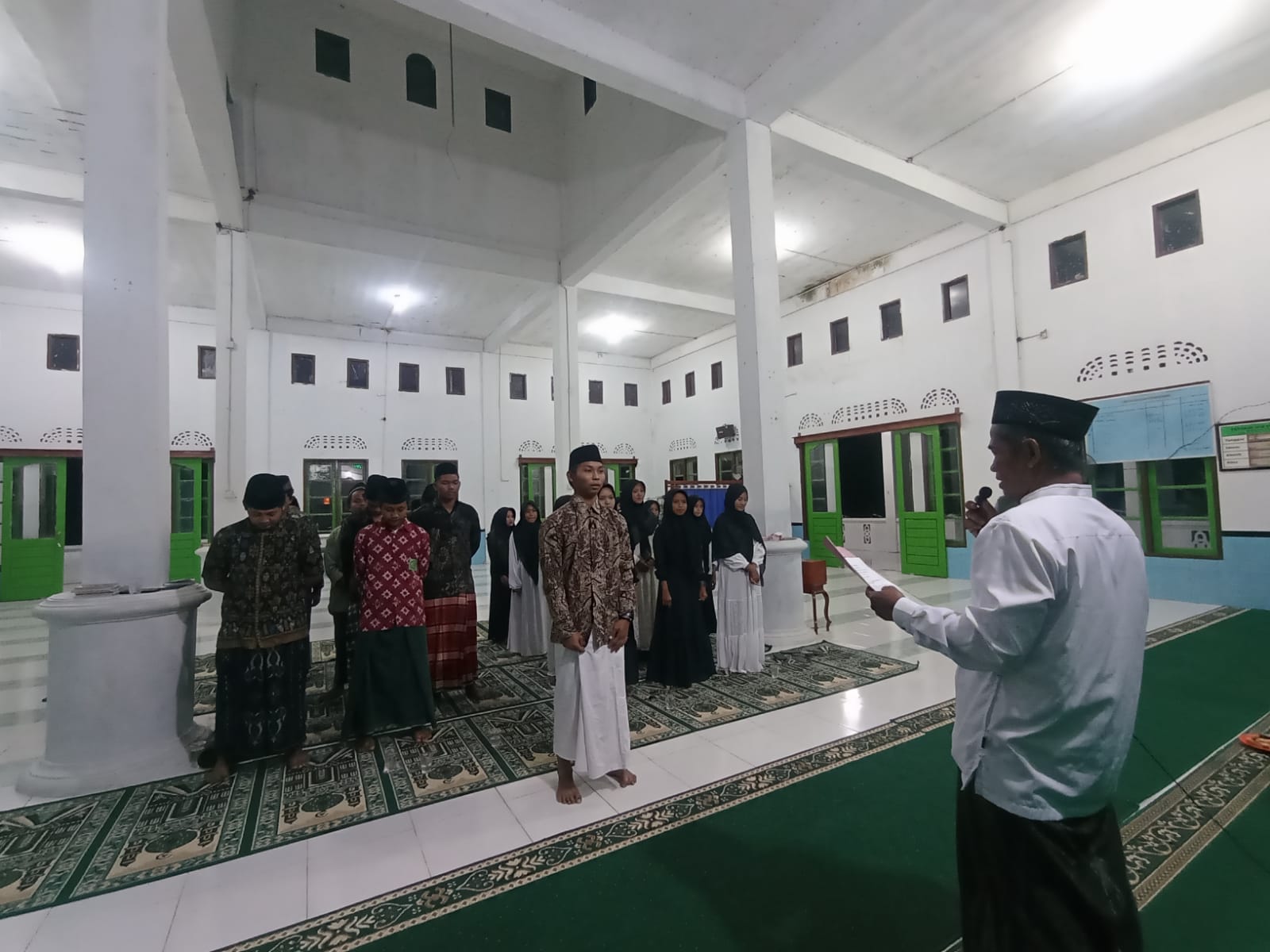 KUA Bunguran Tengah Update Data Remaja Masjid untuk Perkuat Pembinaan Generasi Muda Islam