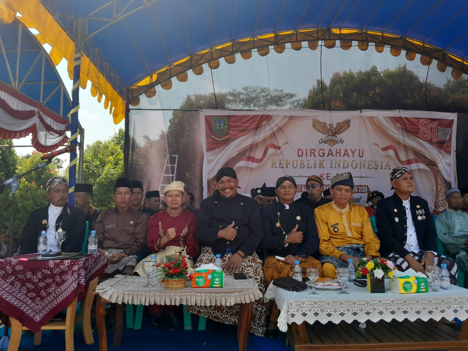 Sinergi Instansi, KUA Bunguran Tengah Ikut Serta Peringatan HUT RI ke-81 Tingkat Kecamatan