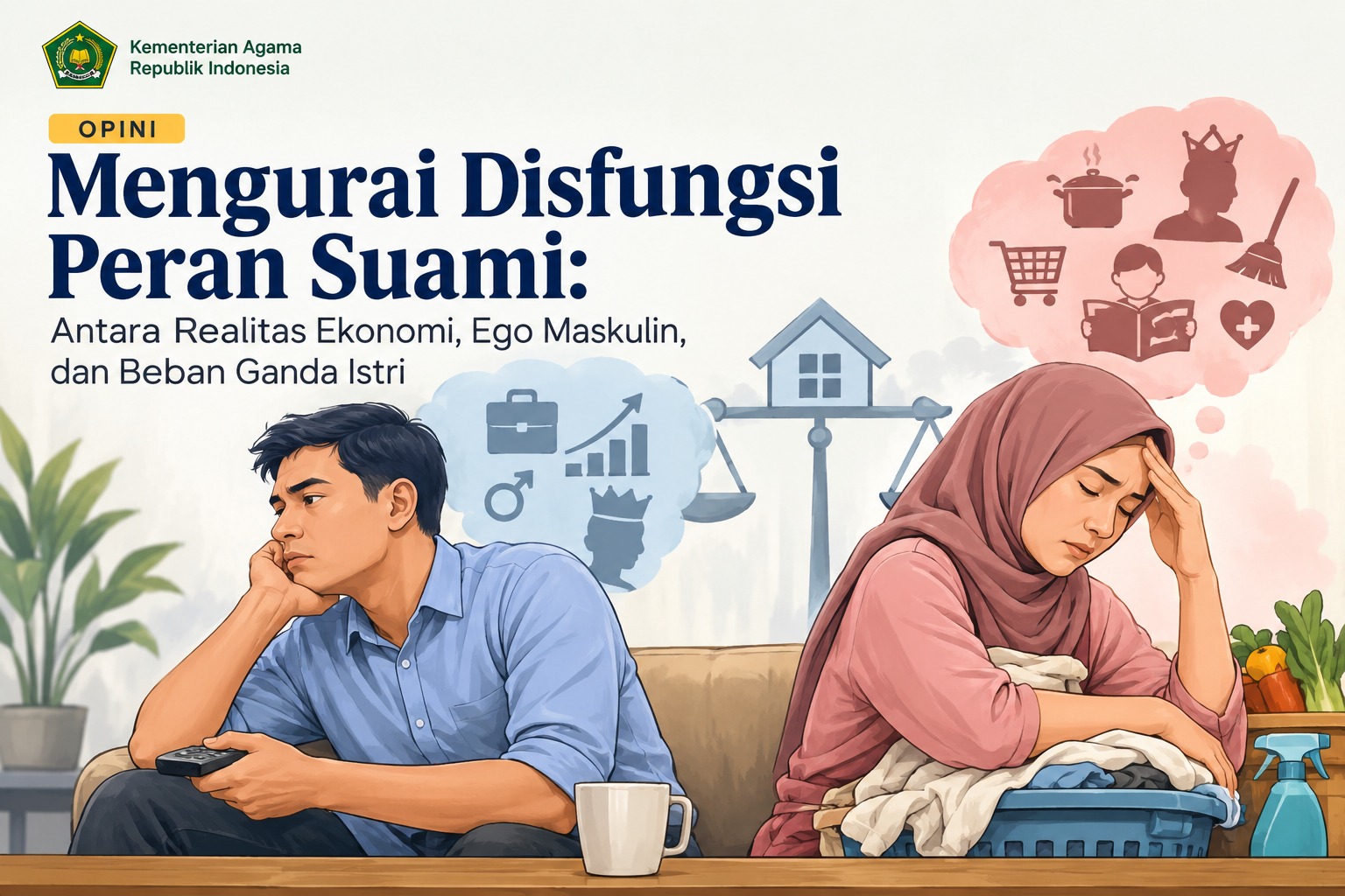 Mengurai Disfungsi Peran Suami: Antara Realitas Ekonomi, Ego Maskulin, dan Beban Ganda Istri