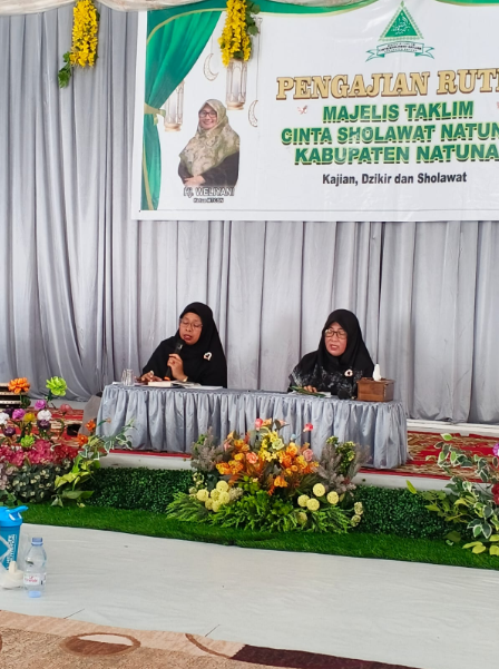 Bentengi Diri dengan Doa dan Shalawat, Penyuluh KUA Bunguran Timur Pimpin Pengajian Rutin Tolak Bala di MTCSN Ranai