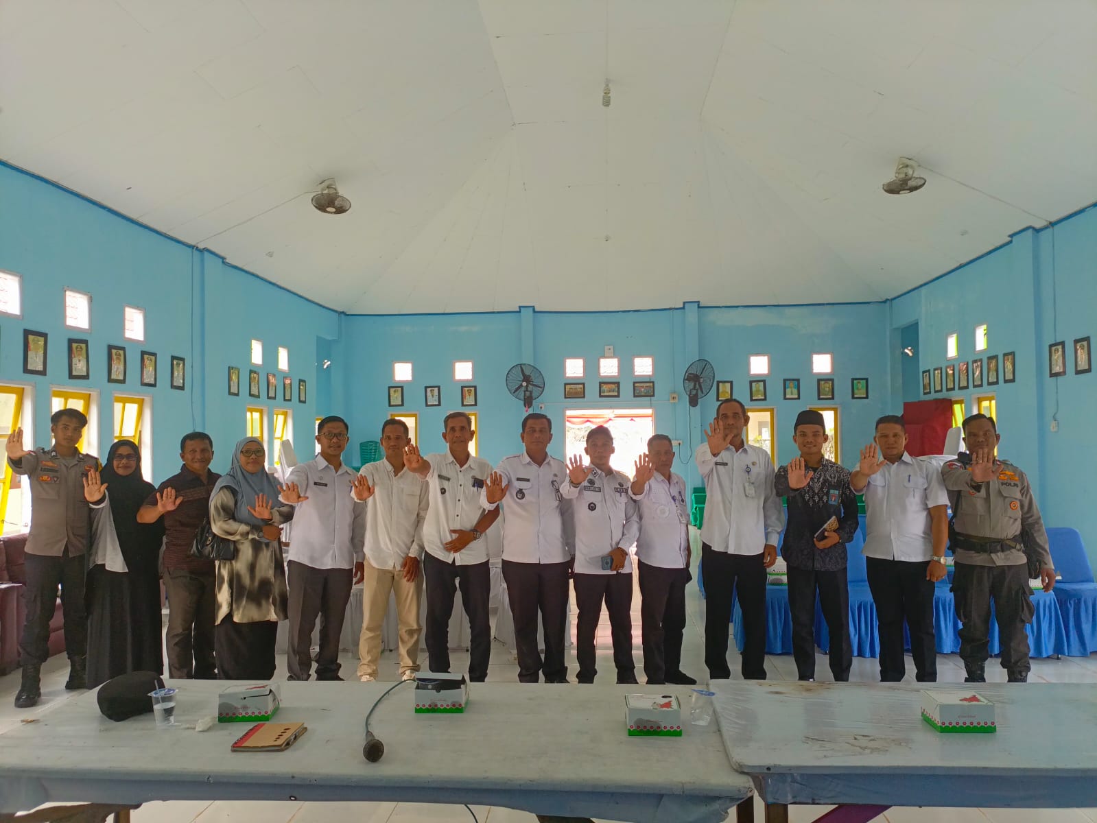 KUA Bunguran Timur Laut Ikuti Rakor MTQ dan Sosialisasi Karhutla