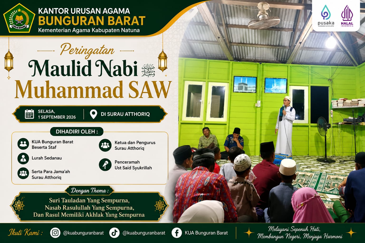 Melalui Safari Dakwah, Masyarakat Diajak Tanamkan Kecintaan kepada Rasulullah