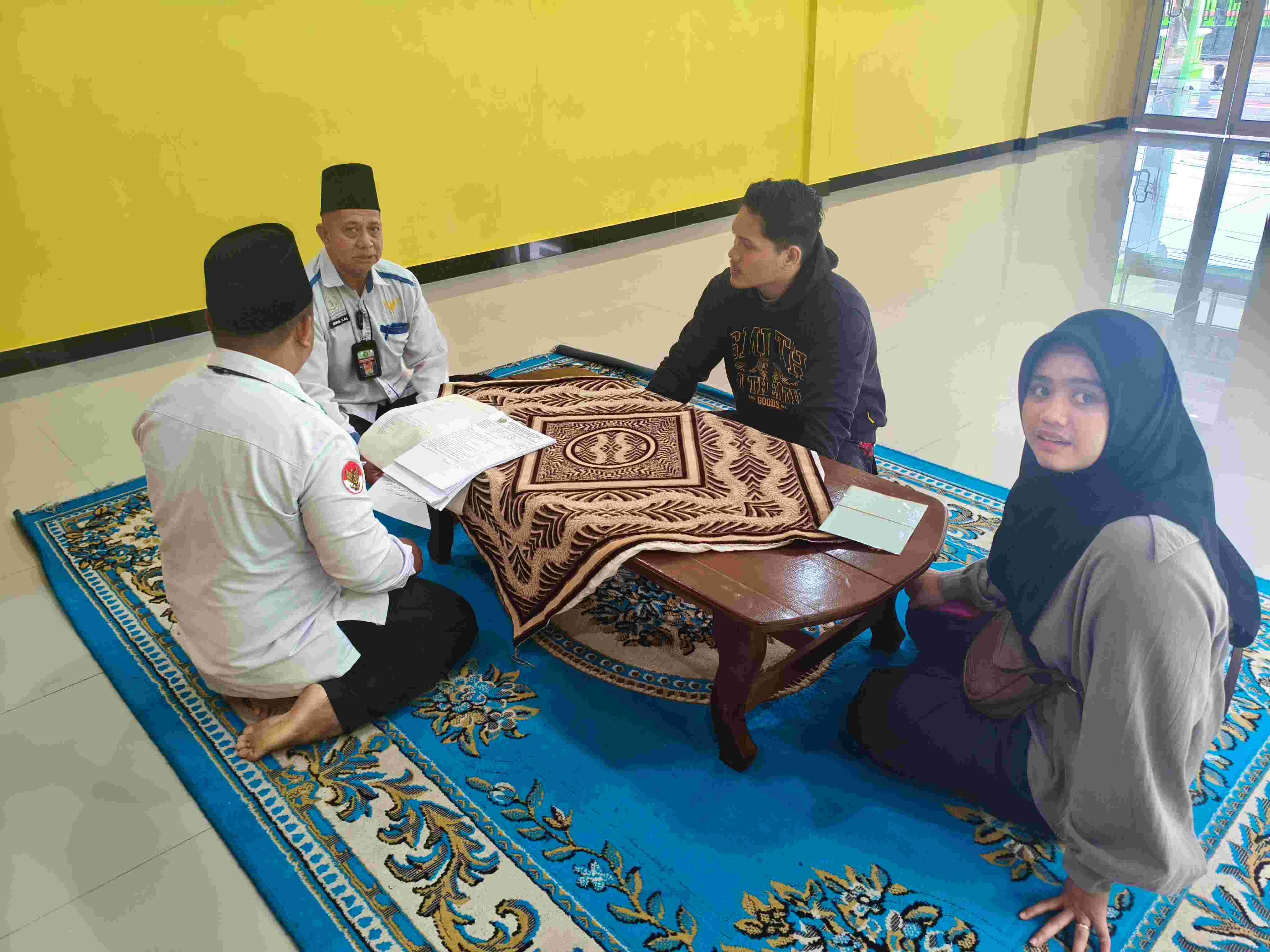 Perkokoh Bekal Menuju Hari Pernikahan, KUA Bunguran Timur Gelar Bimbingan Perkawinan Tatap Muka di Balai Nikah