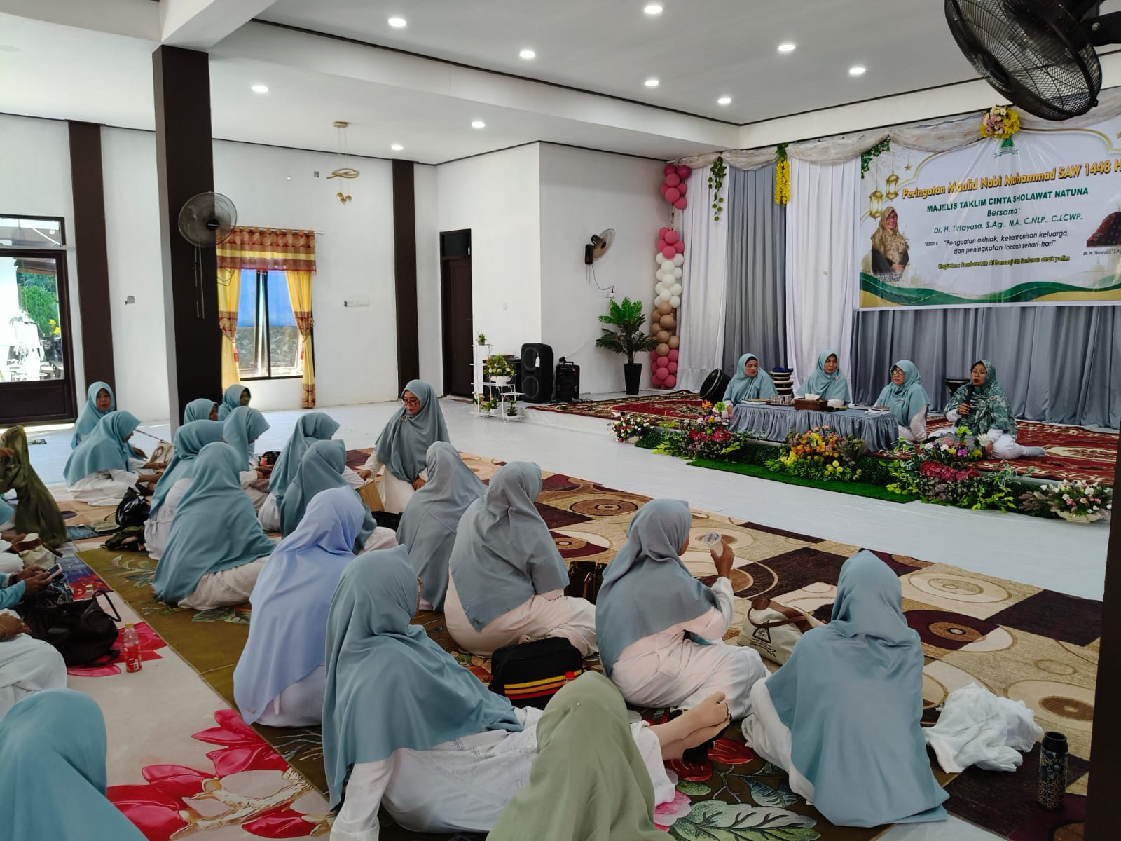 Pimpin Pengajian Rutin MTCSN, Penyuluh KUA Bunguran Timur Matangkan Persiapan Gebyar Bersholawat