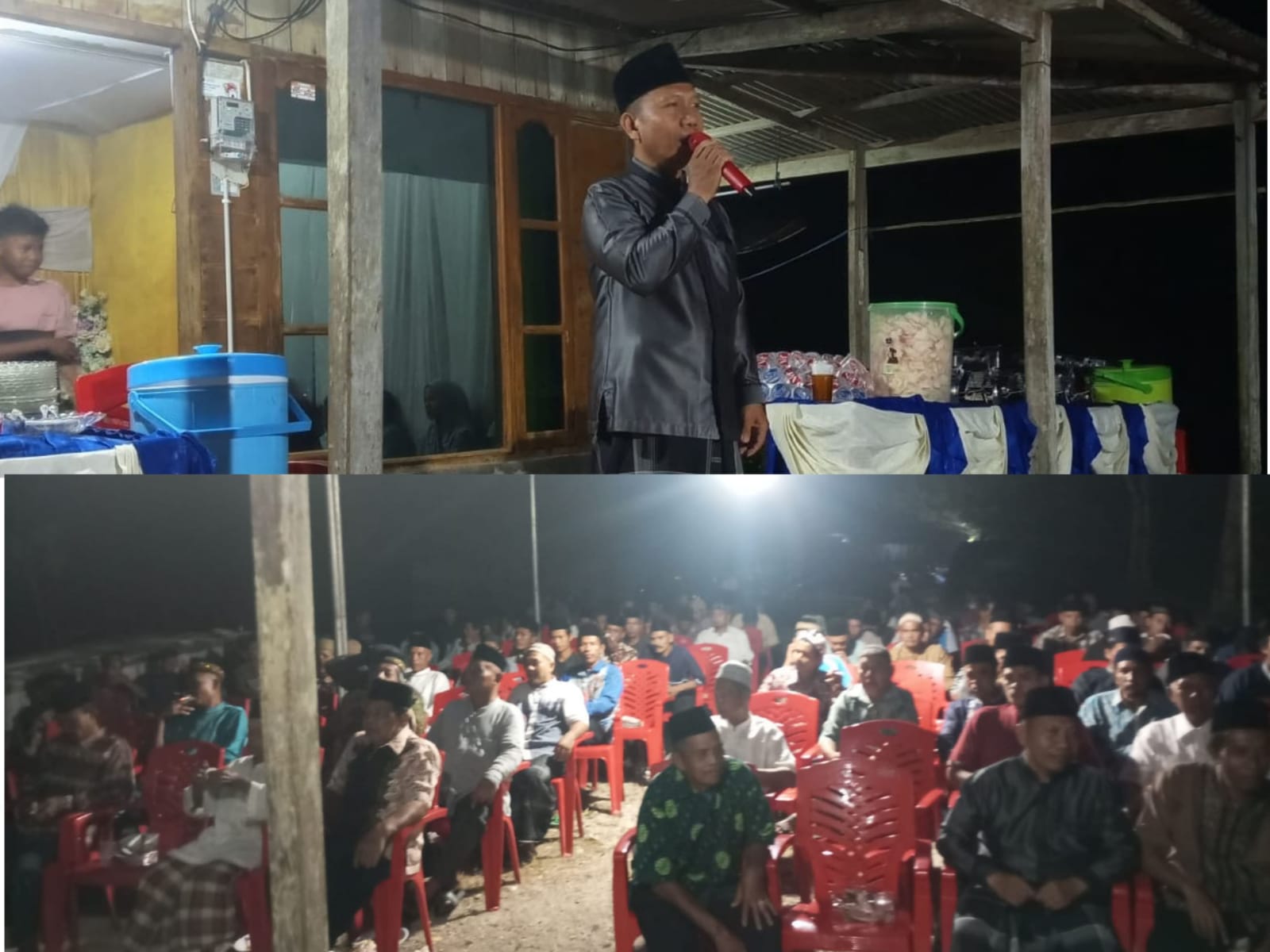 Staf KUA Bunguran Tengah Moch Fandholi Isi Ceramah Syukuran Pernikahan Suradi dan Purnama Sari, Tekankan Esensi Baitii Jannatii