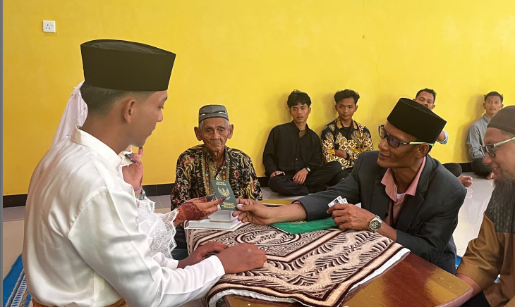 Padat Layanan, KUA Bunguran Timur Tuntaskan Empat Akad Beruntun